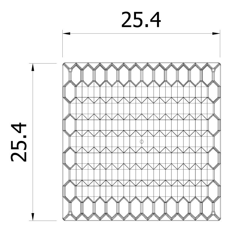 VedoNonVedo Diamante decorative element for furnishing and dividing rooms - transparent 5